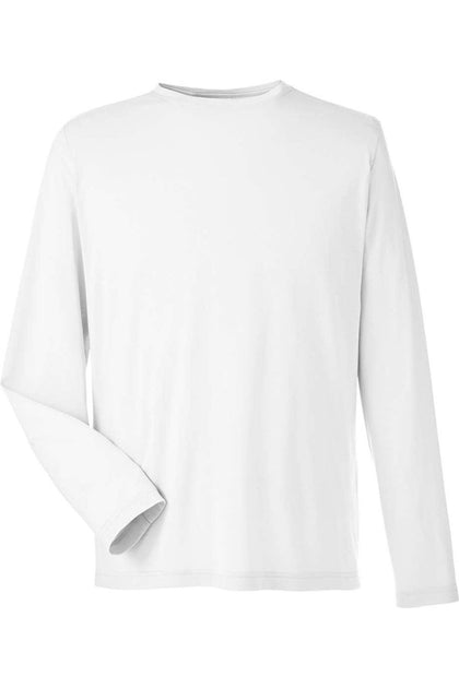 CORE365 Fusion ChromaSoft Performance Long Sleeve T-Shirt White 5XLarge 2