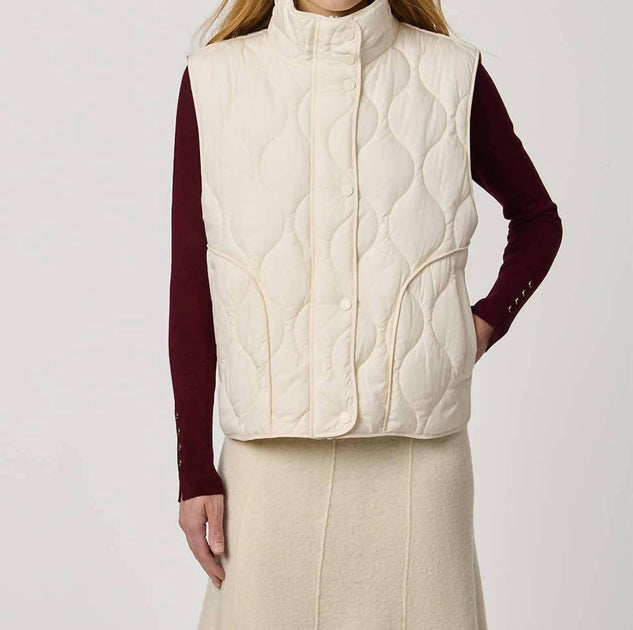 Bernardo Beekman Puffer Vest Beige XS 2