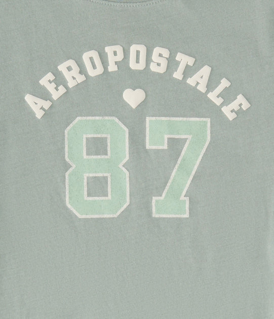 Aeropostale 87 Heart Graphic Tee Multi Large 3