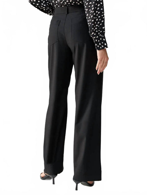 Sanctuary Marine Pantalon Large Noir 27 3
