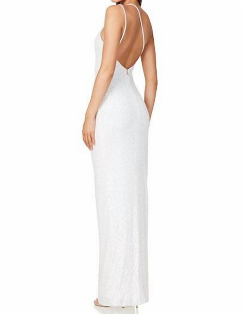 NOOKIE Liberty Maxi Dress White XS 4