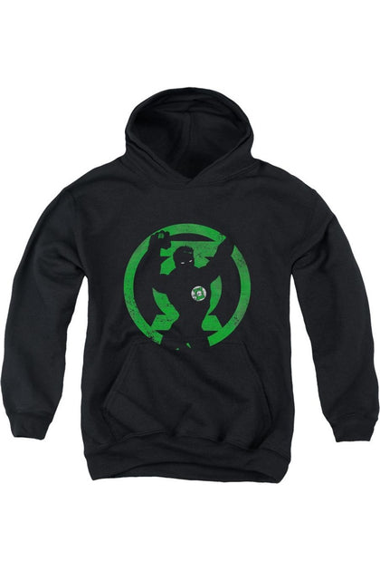 Gildan DC Comics Gl Symbol Knockout Kapuzenpulli Schwarz Small 2