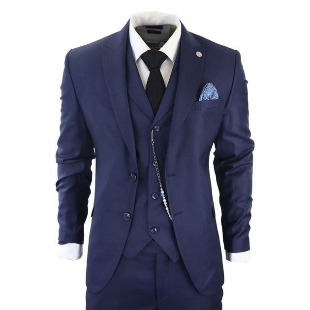 Oliver Tweed Classic 3-Piece Suit Navy US 42 Regular 2