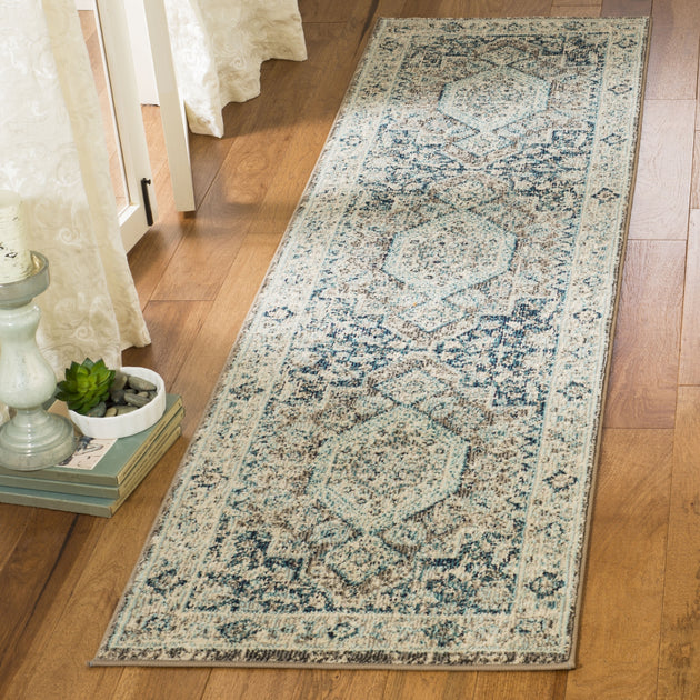 Safavieh Phoenix PHX155 Area Rug Grey Blue 3