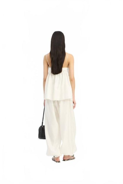 Rotate Striped Slip Top White EU 36 4