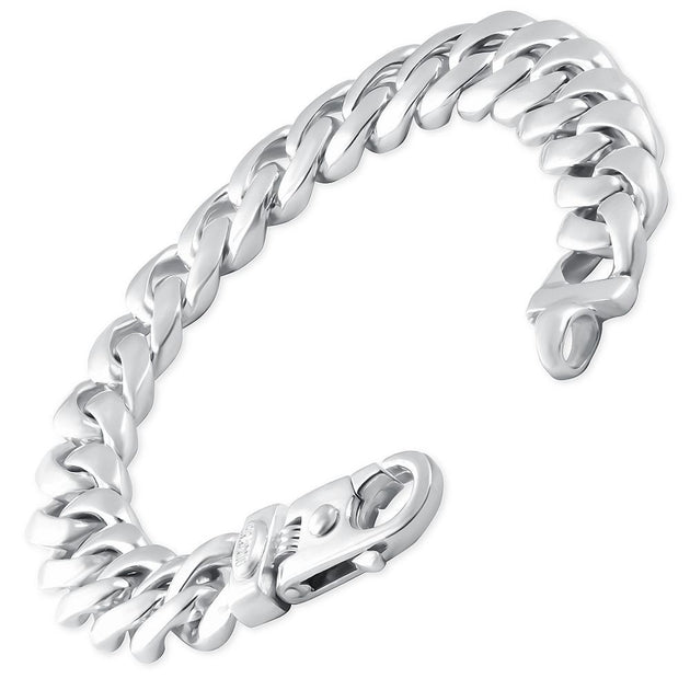 Pompeii3 Cuban Link Bracelet Yellow Gold 9in 5