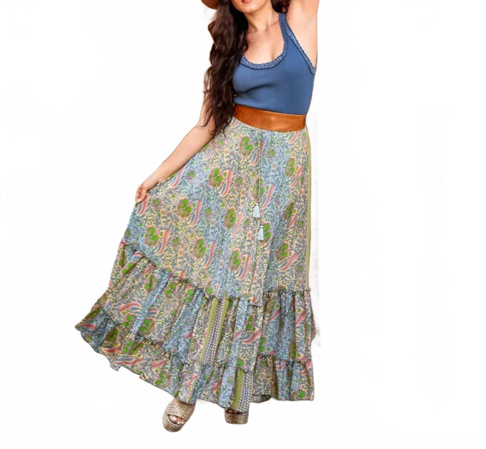 PAANI Print Skirt Multi Large 2