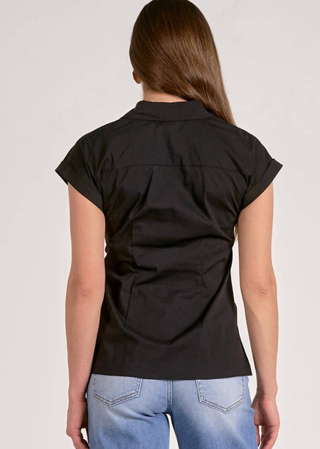 Elan Ali Blouse Black XSmall 4