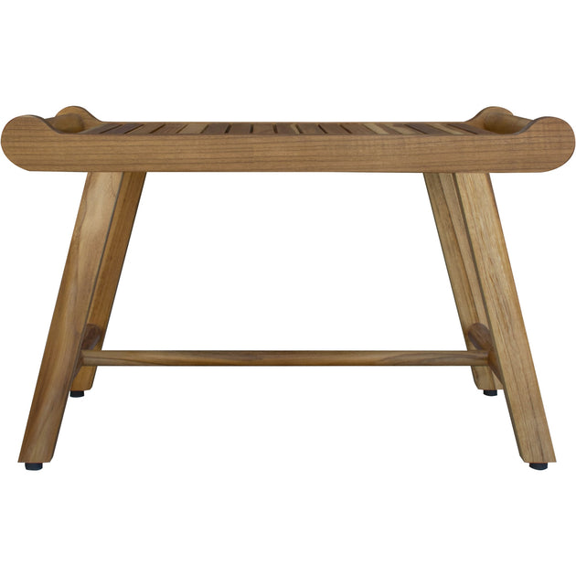 Hivvago Rectangular Teak Shower Bench Multi 3