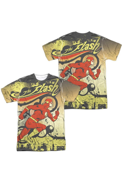 Gildan DC Comics Flash Just Passing Through T-Shirt White Medium 2