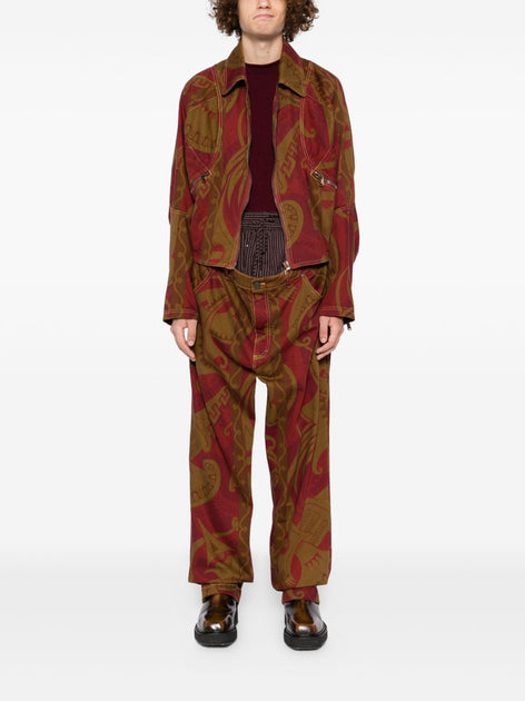 Vivienne Westwood Loose Fit Pants Red 33 3