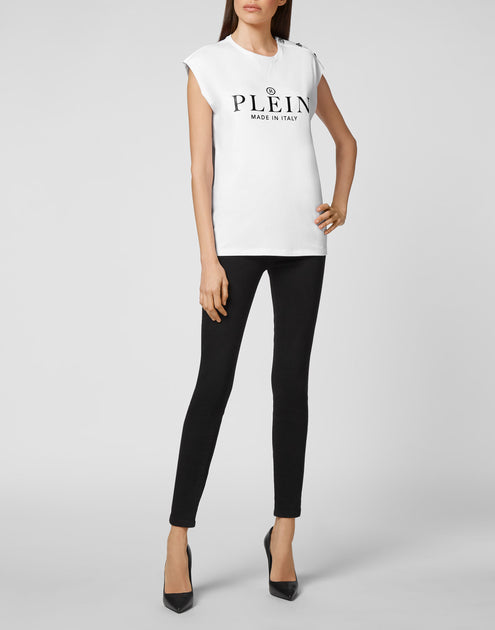 Philipp Plein Iconic Plein T-Shirt White Large 3