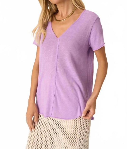 Pro-Ject Wearever V-Neck Tee Purple Small 3