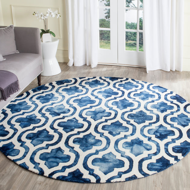 Safavieh Dip Dye DDY537 Area Rug Navy/Ivory 4