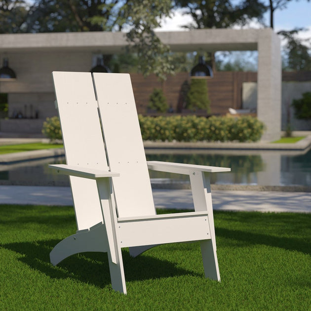 Flash Furniture Adirondack Chair Brown 5