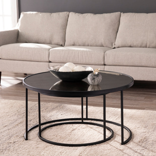 SEI Downham Nesting Coffee Tables 2Pc Set 2
