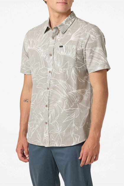 O'Neill Trvlr Traverse Short Sleeve Shirt Grey 3X 3