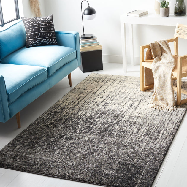 Safavieh RET2770 Teppich Schwarz / Hellgrau 2