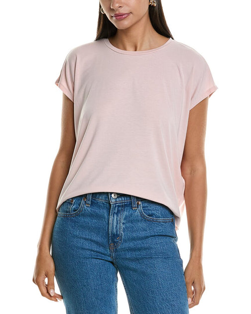 EILEEN FISHER Boxy Top Pink Large 2