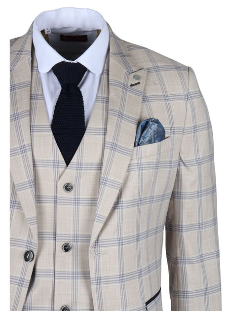 James Darby Warwick Checked Blazer Grey US 48 4