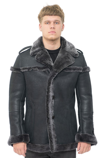 Infinity Kingsbridge Veste en Daim Peau de Mouton Merino Noir XSmall 2