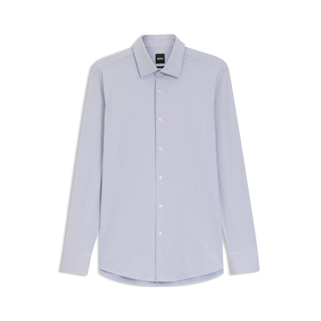 Boss Slim-fit Hemd blau US 17 2