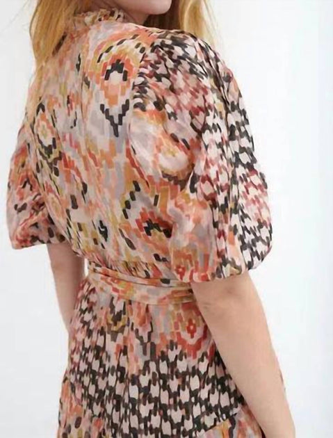 Chufy Yindy Silk Mini Dress Multi Small 4