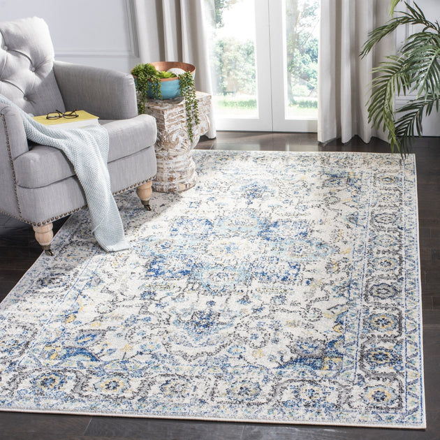 Safavieh Madison MAD603 Area Rug Turquoise/Ivory 2