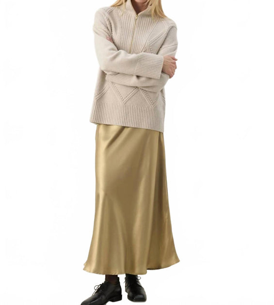 Part Two Laurinas Maxi Skirt Gold US 4 4