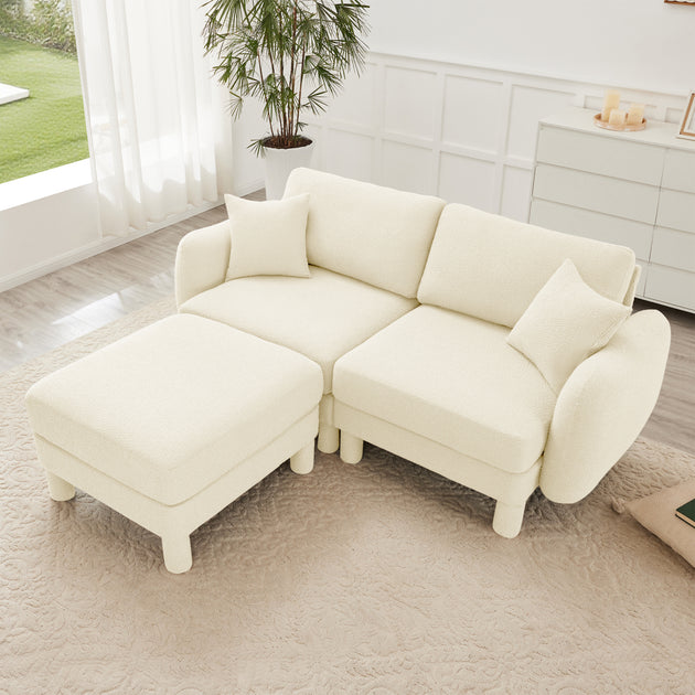 Streamdale Loveseat Beige 3