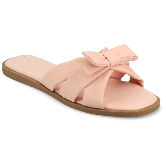 Journee Collection Prylin Flat Sandal Pink US 10 2