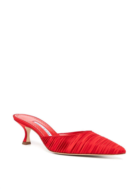 Manolo Blahnik Carolyne Heels Red US 6.5 2