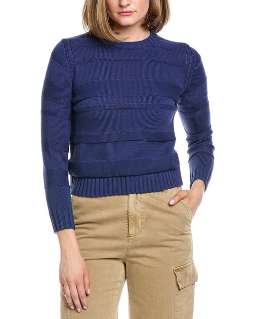 Hannah Rose Jessie Sweater Blue XLarge 2