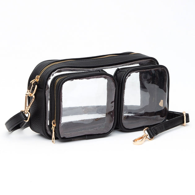 FASHNZFAB Crossbody Bag Clear One Size 4
