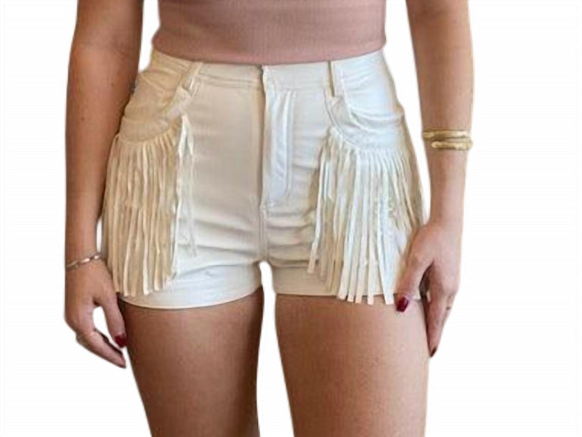 Line and Dot Kunstleder Skort 3