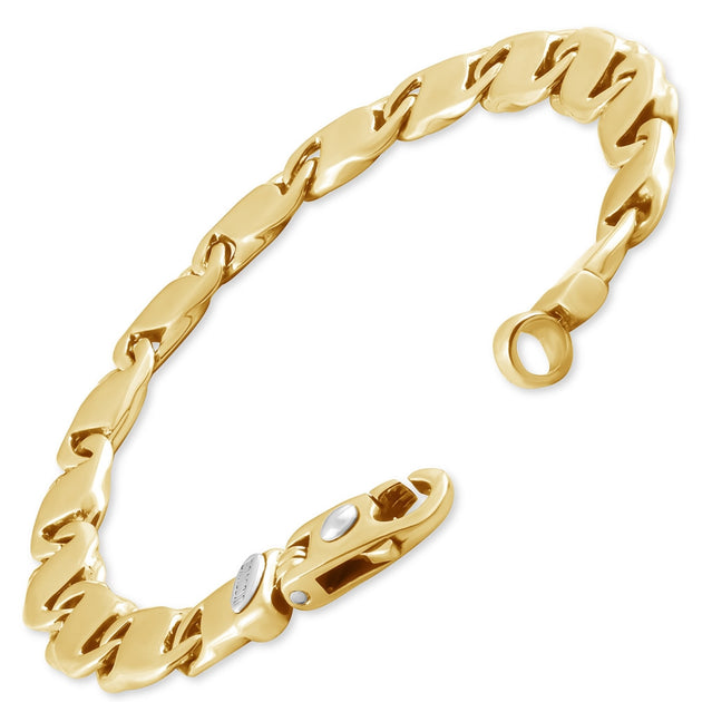 Pompeii3 Link Bracelet Gold 9mm 5