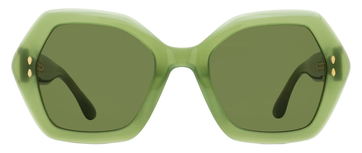 Isabel Marant Faceted Square Sunglasses IM0158/S 1ED9K Transparent Green 53mm Isabel Marant Sunglasses IM-0104-S 1ED9K main image 2