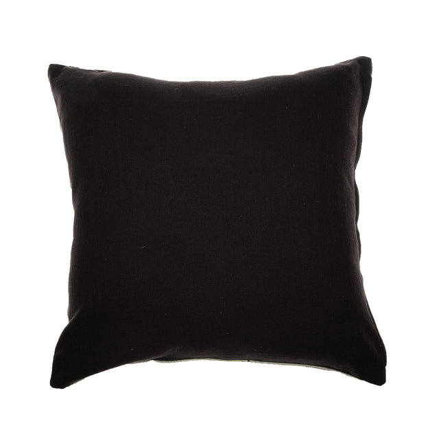 Hivvago Geometric Throw Pillow Beige/Black 24in 4