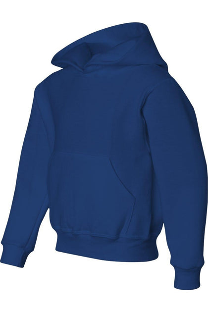 JERZEES NuBlend Hooded Sweatshirt Blue Medium 4