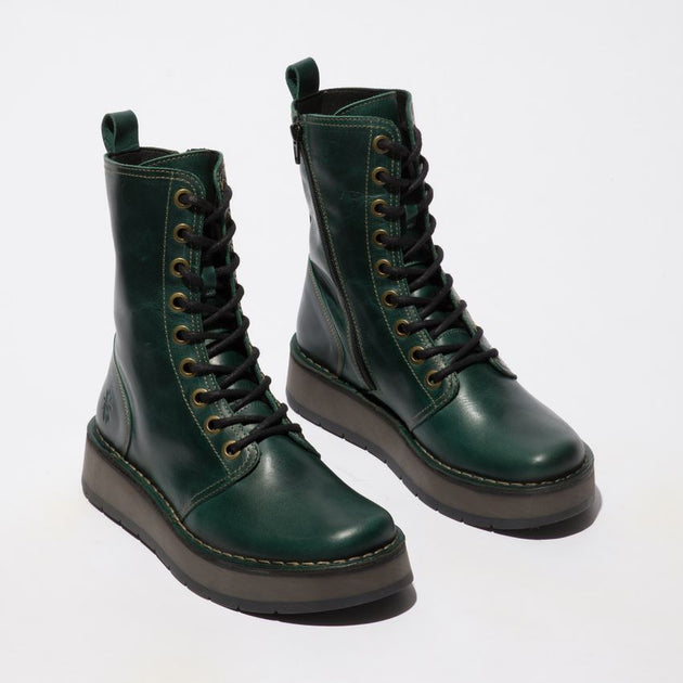 Fly London RAMI043 Ankle Boots Green EU 36 4