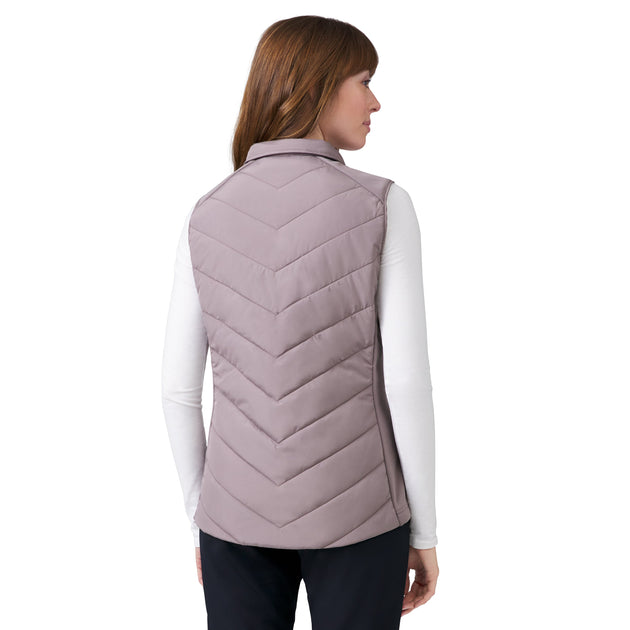 Free Country Women's Quilted Hybrid Vest ShopSimon