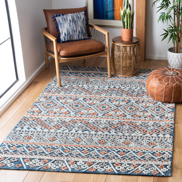 Safavieh Aspen Area Rug Blue Orange 2