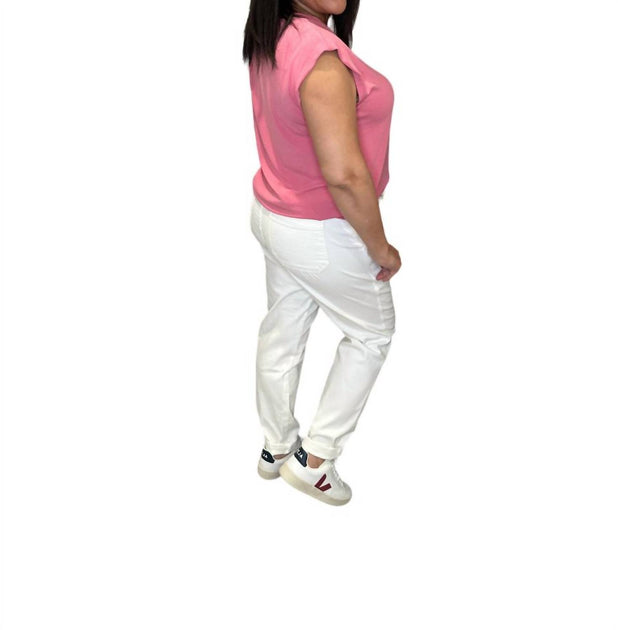 Judy Blue Garment Dyed Jogger White 28 3