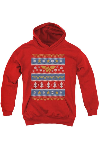 Gildan DC Comics Wonder Woman Hoodie Red Medium 2