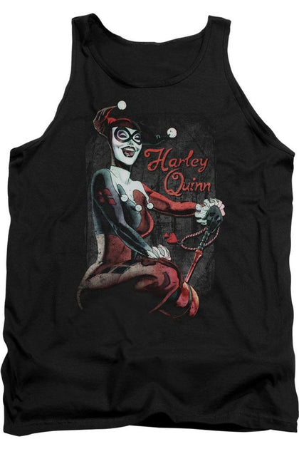Gildan Batman Laugh It Up Tank Top Black Large 2