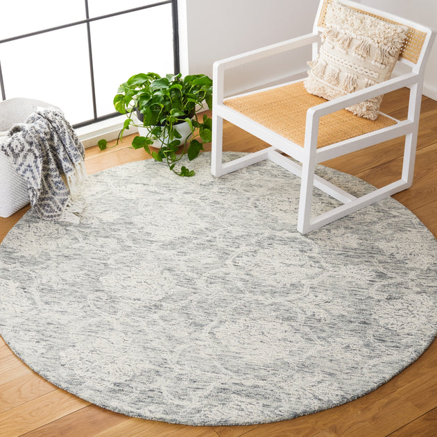 Safavieh MET996 Area Rug Dark Grey / Ivory 4