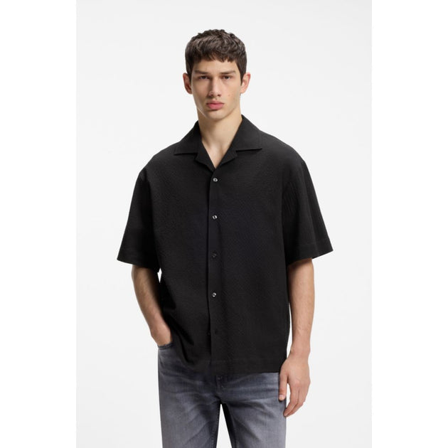 Hugo Boss Over Shirt Black Medium 4