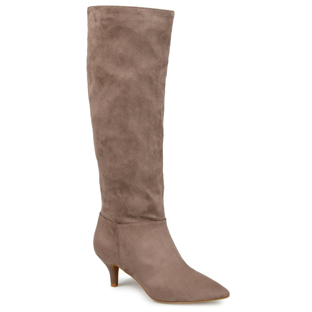 Journee Collection Vellia Knee-High Boot Grey US 6.5 2