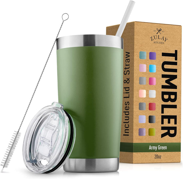 Zulay Kitchen Double Walled Insulated Travel Mug Multi 2