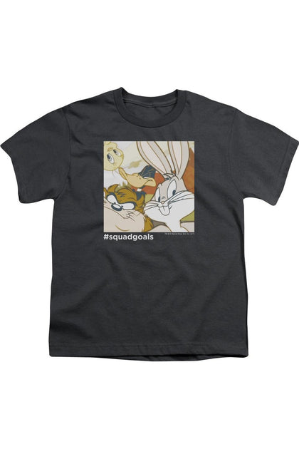 Gildan Looney Tunes Squad Goals T-Shirt Black Medium 2
